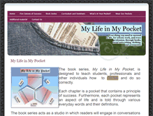 Tablet Screenshot of mylifeinmypocket.com